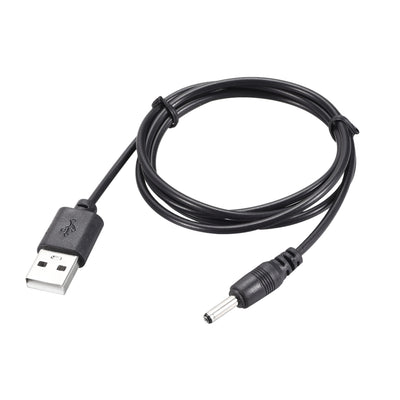 Harfington Uxcell 3pcs 1M DC Male Power Supply 3.5 x 1.35mm Adapter to USB Plug Male Cable