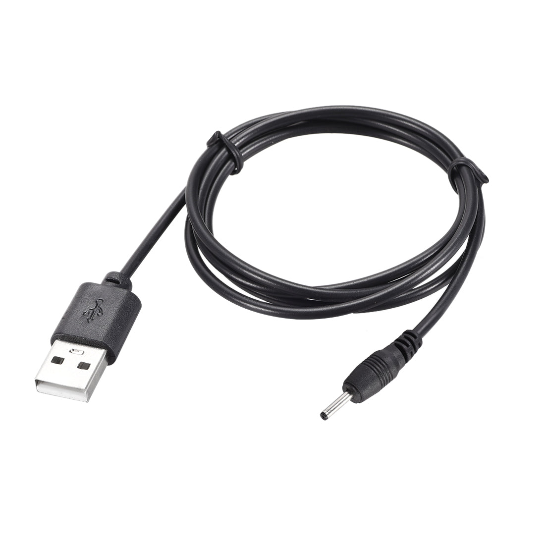 uxcell Uxcell 1M DC Male Power Supply 2.5x0.7mm Adapter to USB Plug Male Cable