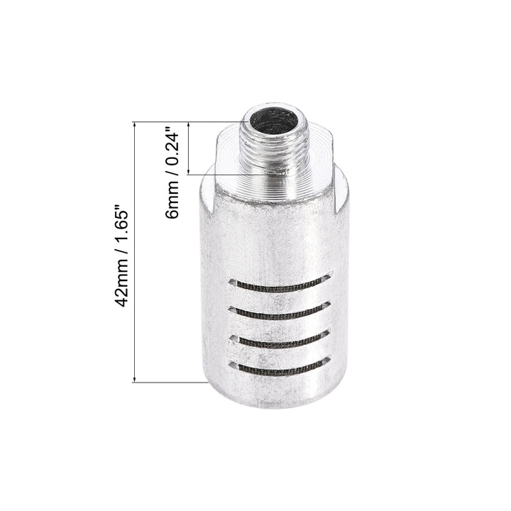 10x Pneumatik-Schalldämpfer G1/2 Zoll – Hohe Geräuschreduzierung, PP, Max. 1,32 MPa, Für Ventile & Kurbelgehäuse
