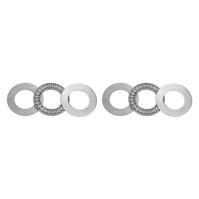 Harfington Uxcell AXK2035 Thrust Needle Roller Bearings 20x35x2mm with AS2035 Washers 2pcs