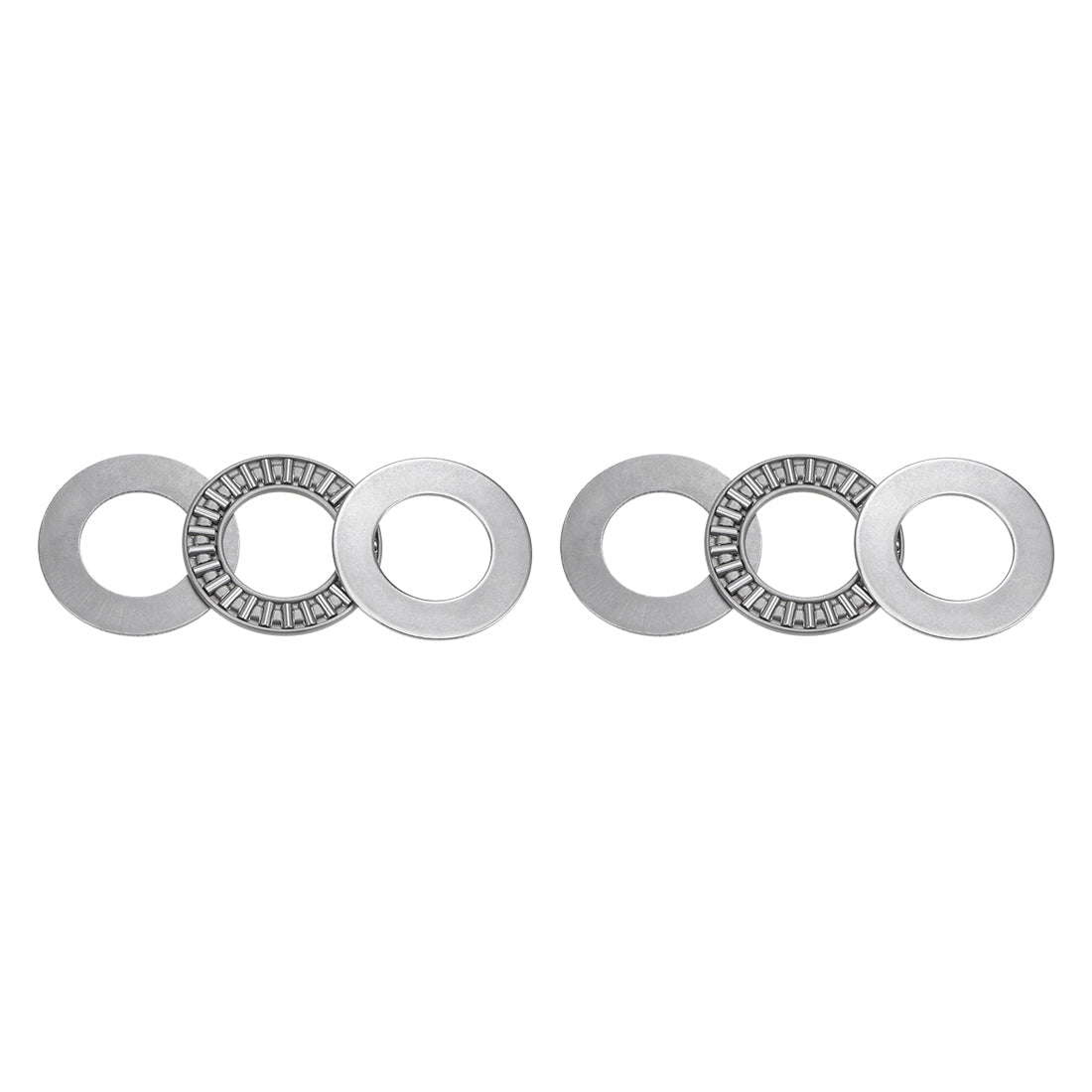 uxcell Uxcell AXK2035 Thrust Needle Roller Bearings 20x35x2mm with AS2035 Washers 2pcs