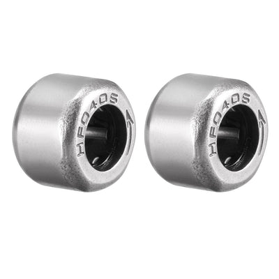 Harfington Uxcell 2Pcs Needle Roller Bearings, One Way Bearing, 4mm Bore 8mm OD 6mm Width