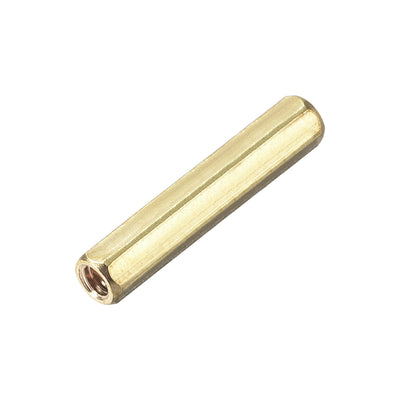 Harfington Uxcell M2 x 25mm Female to Female Hex Brass Spacer Standoff 10pcs