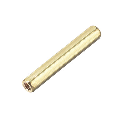 Harfington Uxcell M2 x 25mm Female to Female Hex Brass Spacer Standoff 20pcs