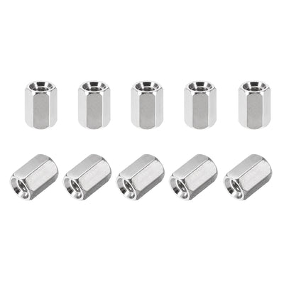 Harfington Uxcell M3 x 30mm Female to Female Hex Nickel Plated Spacer Standoff 50pcs