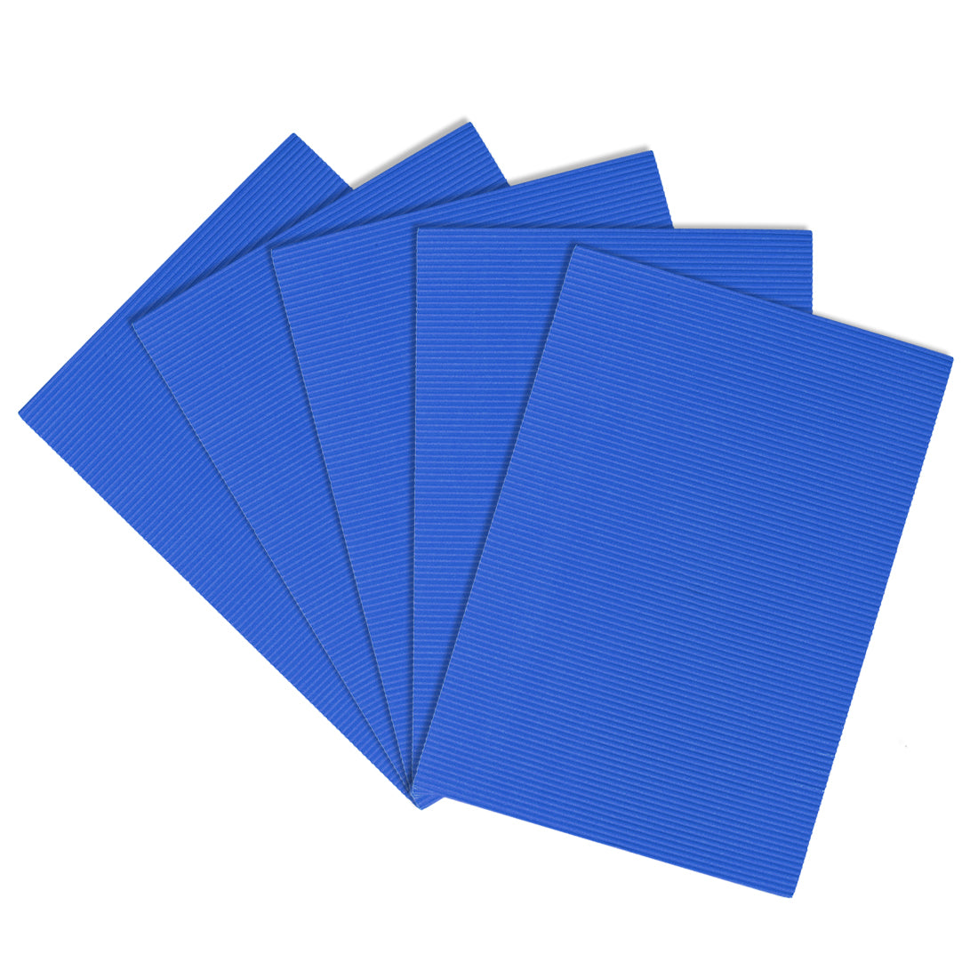 uxcell Uxcell 5pcs Corrugated Cardboard Paper Sheets,Blue,7.87-inch  x 11.90-inch