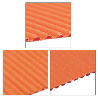 Harfington Uxcell 10pcs Corrugated Cardboard Paper Sheets,Orange,7.87-inch  x 11.94-inch