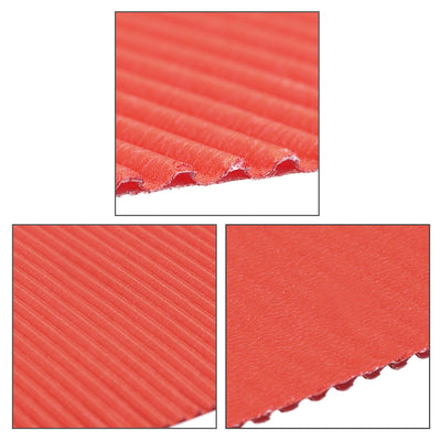 Harfington Uxcell 10pcs Corrugated Cardboard Paper Sheets,Red,7.87-inch  x 11.81-inch
