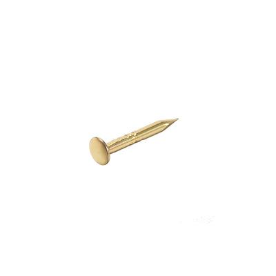 Harfington Uxcell Small Tiny Nails 1X8mm for DIY Decorative Pictures Wooden Boxes Household Accessories Gold Tone 250pcs
