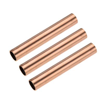 Harfington Uxcell Copper Round Tube, Seamless Straight Tubing