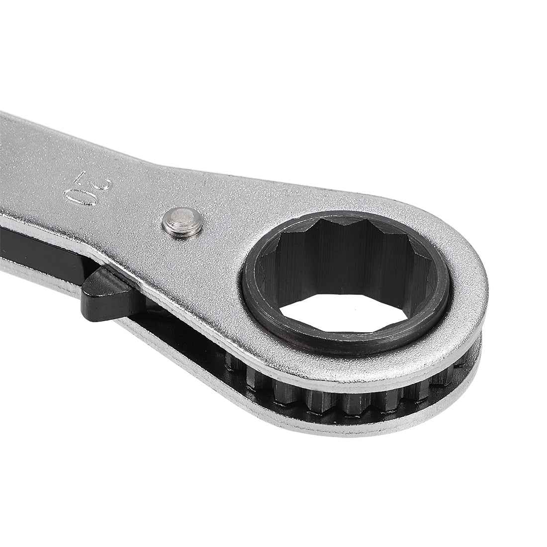 uxcell Uxcell Reversible Ratcheting Wrench,  Metric Double Box End, Cr-V
