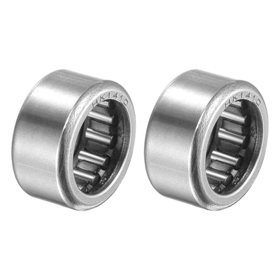 Harfington Uxcell Needle Roller Bearings, Open End, Stamping Steel Drawn Cup Metric