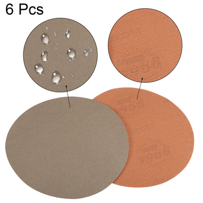 Harfington Uxcell 6-Inch Hook and Loop Sanding Disc Wet / Dry Silicon Carbide 5000 Grit 3 Pcs