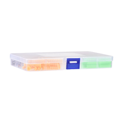 Harfington Uxcell Plastic Expansion Tube Screw Assortment Kit for Drywall 3 Colors 160pcs