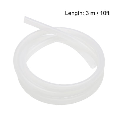 Harfington Uxcell Silicone Tubing, 1/4" ID x 5/16" OD 10ft Rubber Tube Translucent
