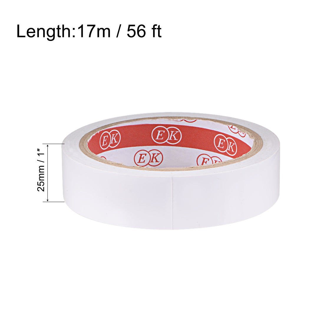 uxcell Uxcell Caution Warning Sticker Adhesive Tape PVC Marking Tape, 56 Ft x 1 Inch(LxW), White for Workplace Wet Floor