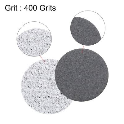 Harfington Uxcell 1-Inch Hook and Loop Sanding Disc Wet / Dry Silicon Carbide 800 Grit 50 Pcs
