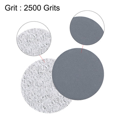 Harfington Uxcell 1-Inch Hook and Loop Sanding Disc Wet / Dry Silicon Carbide 2500 Grit 25 Pcs