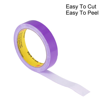 Harfington Uxcell Cloth Duct Tape Single Side Adhesive Tape Moisture-proof for Crafts, Home Improvement, Repairs, 33 Ft x 0.8 Inch(LxW), Purple