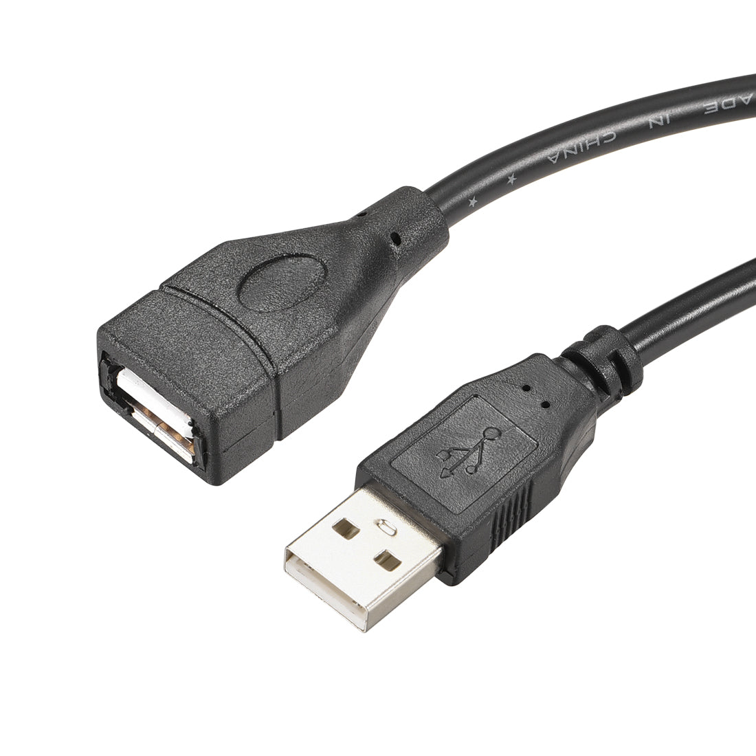 uxcell Uxcell USB Extension Cable,1.5m Type a Male to USB a Female USB Wire Black