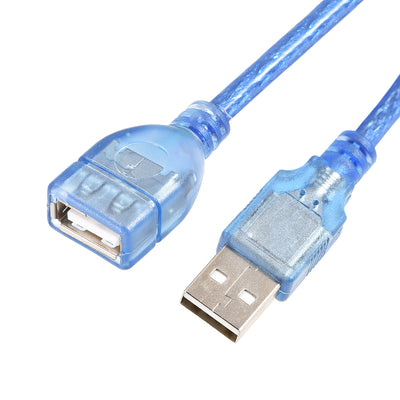 Harfington Uxcell USB Extension Cable,1.5m Type a Male to USB a Female USB Wire Blue