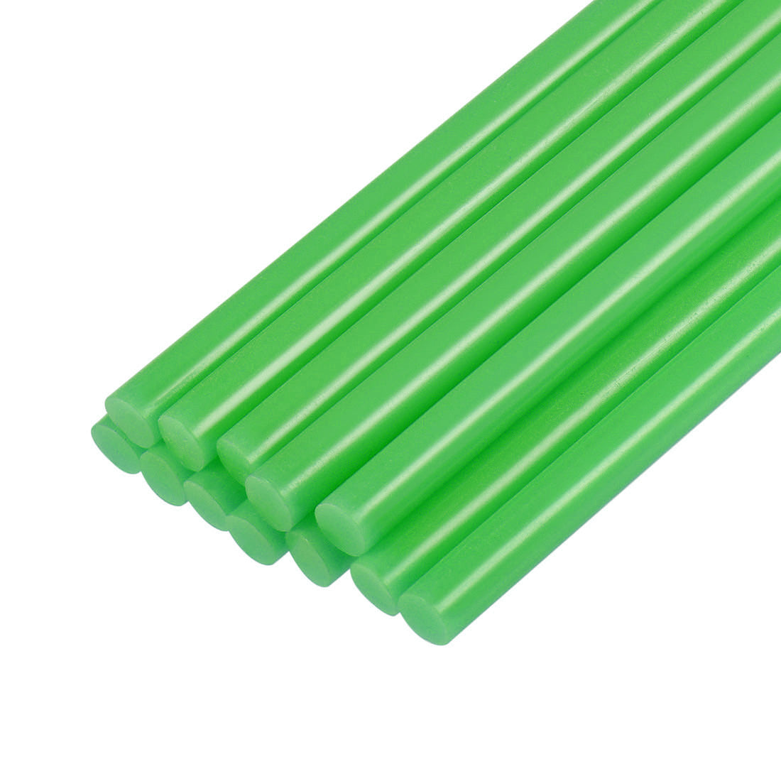 Uxcell Uxcell Mini Hot Glue Sticks for Glue Gun 0.27-inch x 4-inch Green 12pcs