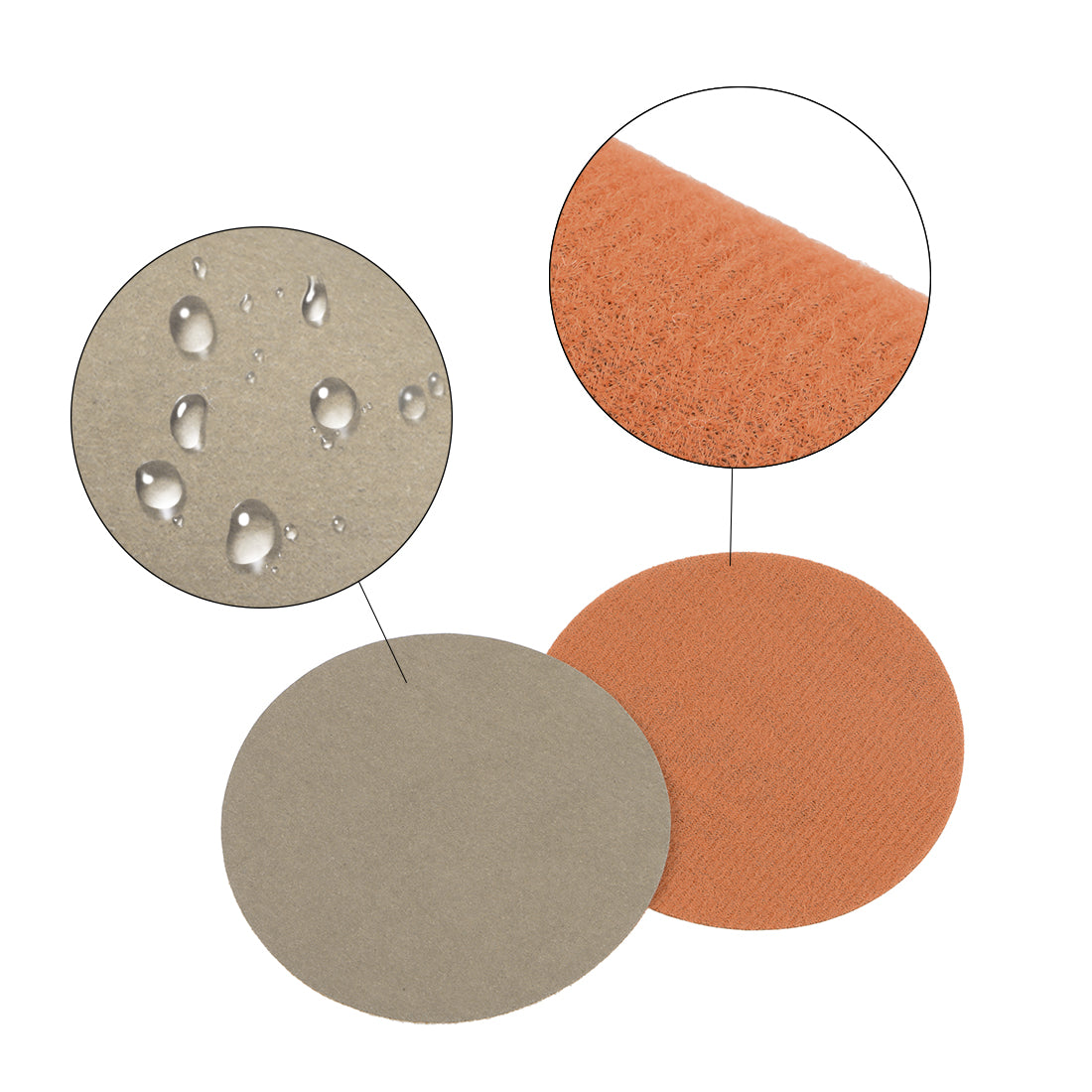 Uxcell Uxcell 2" Hook and Loop Sanding Disc 3000/4000/5000 Grit Silicon Carbide Wet/Dry 15Pcs