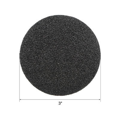 Harfington Uxcell 3" Hook and Loop Sanding Disc 1500/2000/2500 Grit Silicon Carbide Wet/Dry 30Pcs