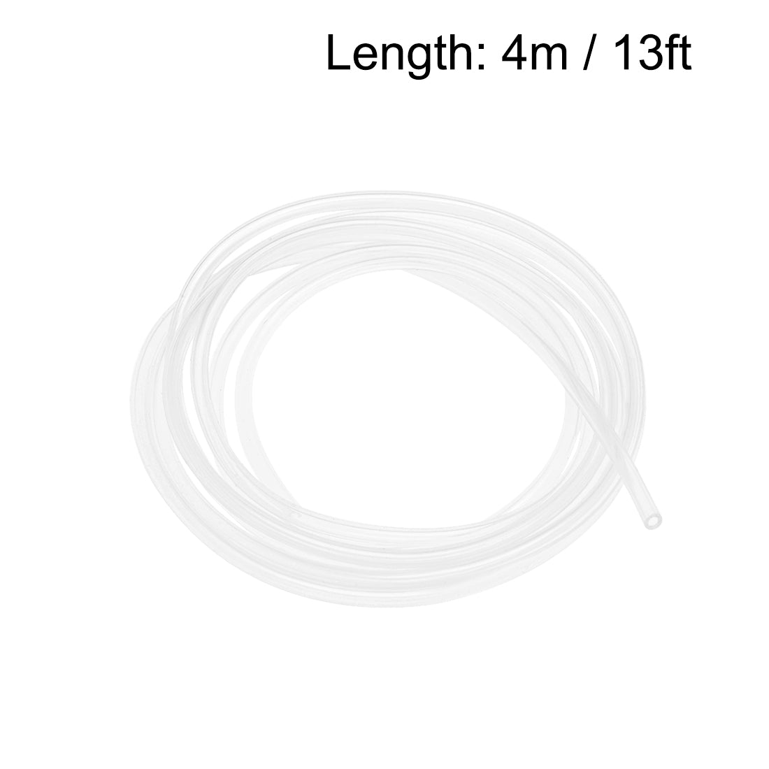 Uxcell Uxcell Silicone Tube, 3/8 inch ID x 1/2 inch OD 4m/13ft  Tubing Clear
