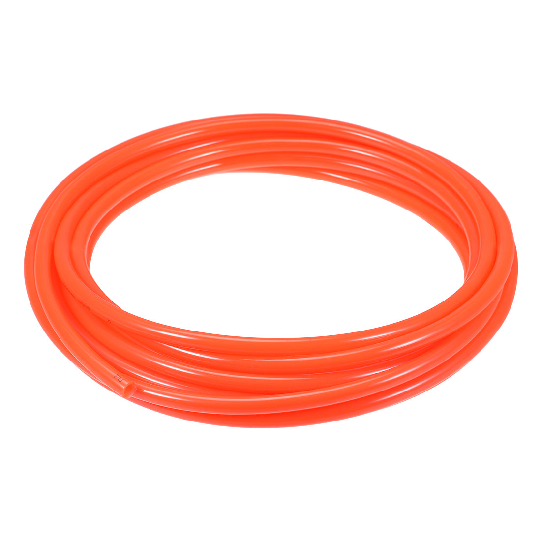Uxcell Uxcell 10mm OD 6.5mm ID 7m Long Orange PU Air Tubing Pipe Hose for Air Line Tube Fluid Transfer Pneumatic Tubing