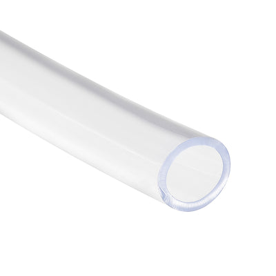 Harfington Uxcell PVC Hose Tube, 7mm(0.27") ID x 10mm(0.39") OD 1.5m Clear Vinyl Tubing