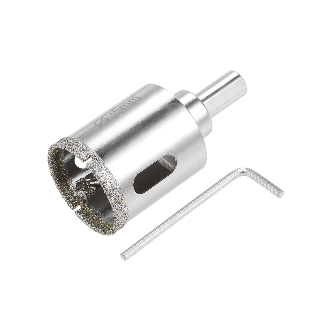 uxcell Uxcell Diamond Drill Bit Glass Hole Saw with Center Pilot Bit for Porcelain Tile