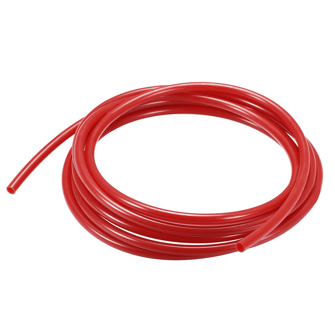 Uxcell Uxcell 8mm OD 6mm ID 4m Long PA12 Nylon Tube for Air Line Brake Fluid Transfer Red