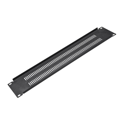 Harfington Uxcell 2U Blank Rack Mount Panel Spacer with Venting for 19-Inch Server Network Rack Enclosure Or Cabinet