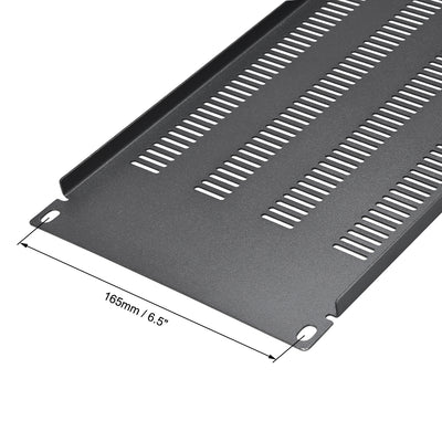 Harfington Uxcell 4U Blank Rack Mount Panel Spacer with Venting for 19-Inch Server Network Rack Enclosure Or Cabinet