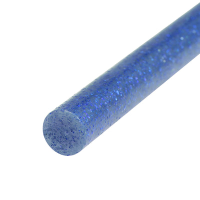 Harfington Uxcell Mini Hot Glue Gun Sticks 4-inch x 0.27-inch for Glue Guns, Glitter Blue 16pcs