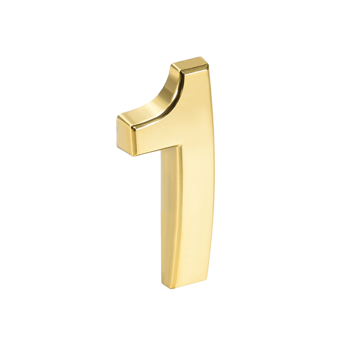 Uxcell Uxcell Self Adhesive House Number 2.76 Inch ABS Plastic Number 2 for House Hotel Mailbox Address Sign Gold Tone
