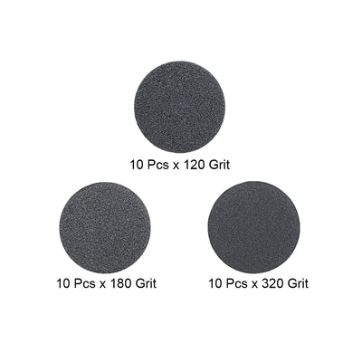 Harfington Uxcell 1-Inch Hook and Loop Sanding Disc Wet/Dry 2500/3000/4000 Grit Assorted 60 Pcs
