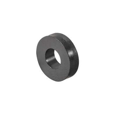Harfington Uxcell ABS Round Spacer Washer Unthreaded Black 250Pcs, for 3D Printer TV Wall Mount Outlet Pegboard Motorbike