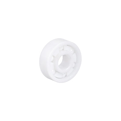 Harfington Uxcell 606 Full Ceramic Bearings 6x17x6mm Deep Groove Miniature Ball Bearing Zirconia (ZrO2)