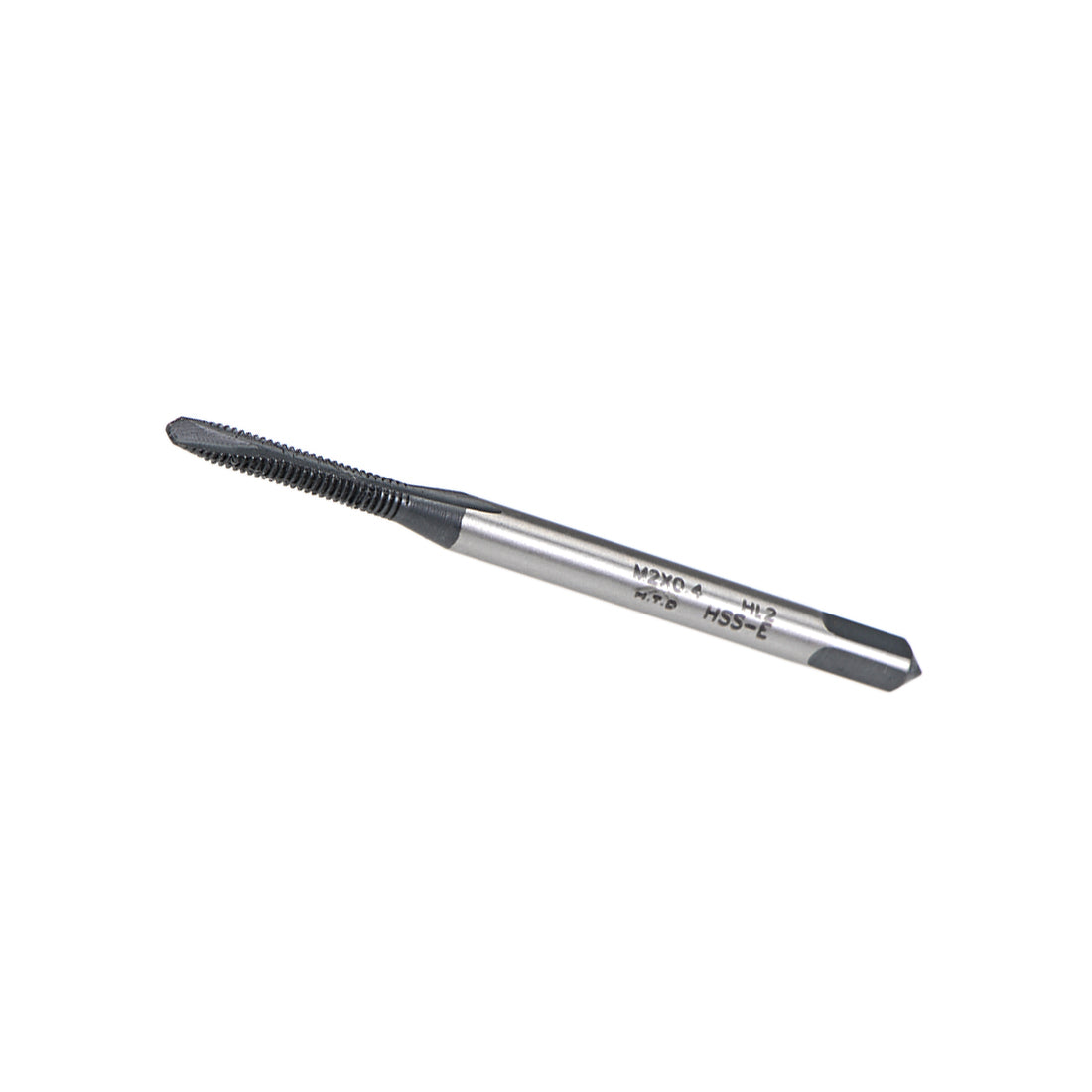 uxcell Uxcell M2 x 0.4 Spiral Point Threading Tap H2 Tolerance High Speed Steel TICN Coated