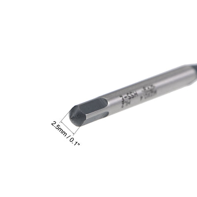 Harfington Uxcell M2 x 0.4 Spiral Point Threading Tap H2 Tolerance High Speed Steel TICN Coated