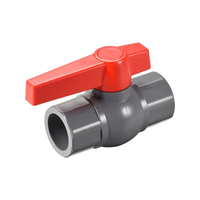 Harfington Uxcell Ball Valve, Socket Type, for Control Water Flow, PVC