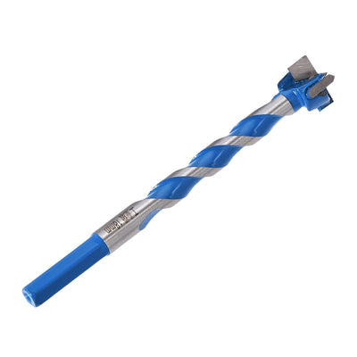 uxcell Uxcell Forstner Wood Boring Drill Bit 18mm Dia. Hole Saw Carbide Alloy Steel Tip Hex Shank Cutting for Hinge Plywood Wood Tool Blue