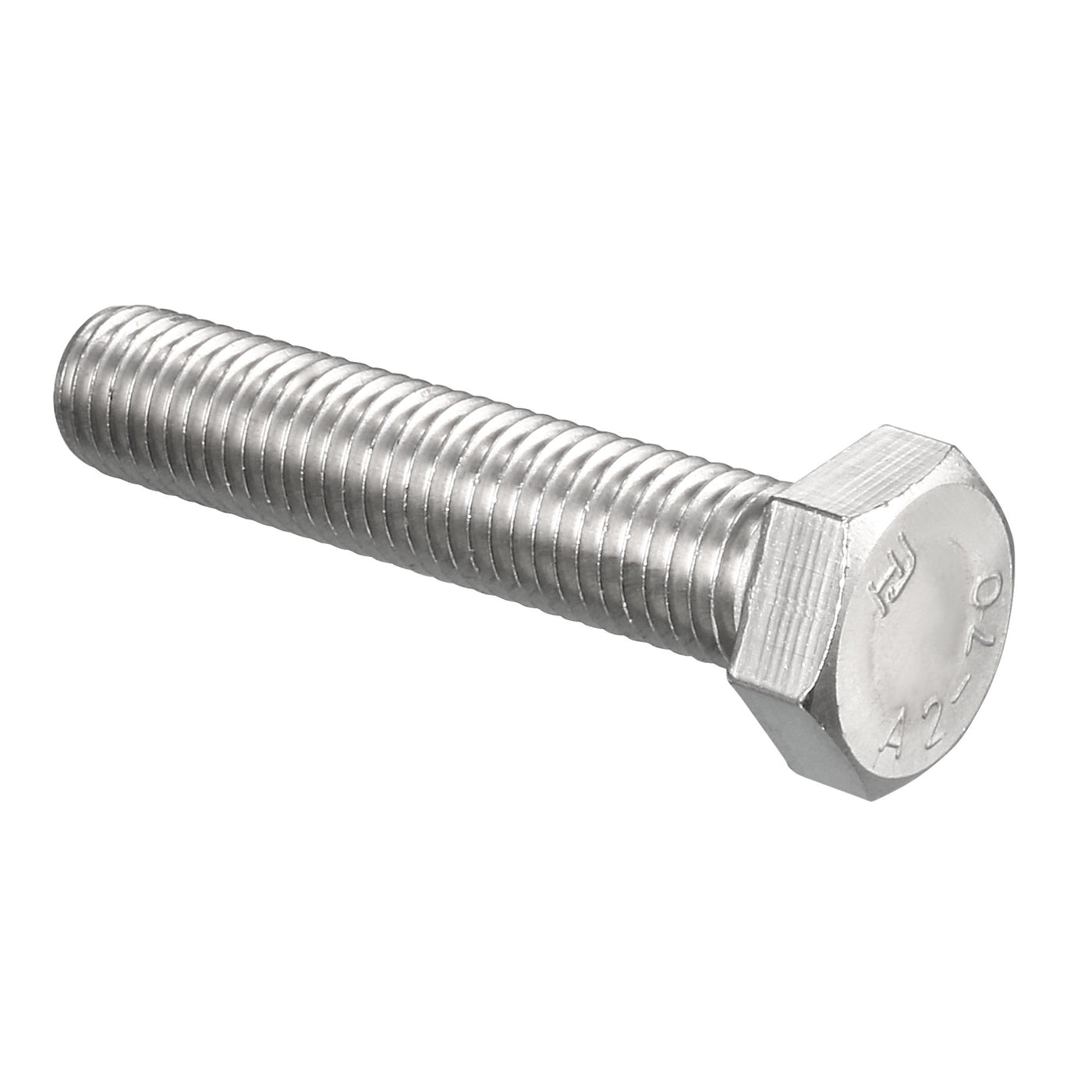Uxcell Uxcell Hex Screw Bolt, Metric M14x100mm 304 Stainless Steel Fully Threaded Bolts 1pcs