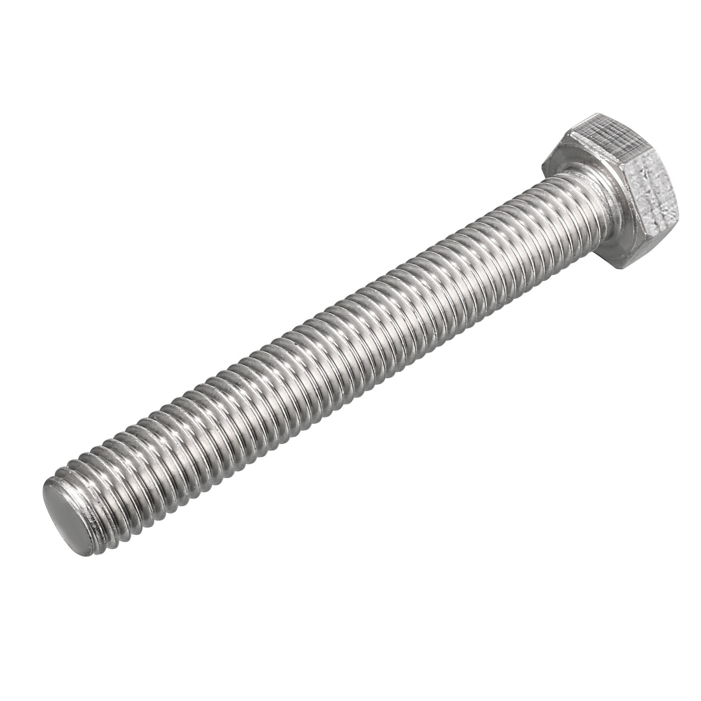 Uxcell Uxcell Hex Screw Bolt, Metric M14x100mm 304 Stainless Steel Fully Threaded Bolts 1pcs