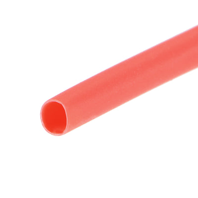 uxcell Uxcell Heat Shrink Tubing, 1mm Dia 2.7mm Flat Width 2:1 rate 7m - Red
