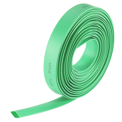 uxcell Uxcell Heat Shrink Tubing, 5/16"(8mm) Dia 13.7mm Flat Width 2:1 rate 7m - Green