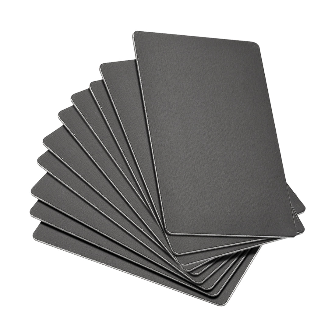 uxcell Uxcell Blank Metal Card, Anodized Aluminum Plate for DIY Laser Printing