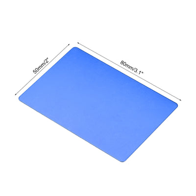 Harfington Uxcell Blank Metal Card Anodized Aluminum Plate for DIY Laser Engraving